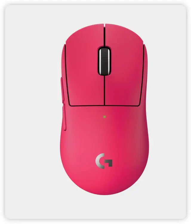 Alt view image 2 of 7 - Logitech G PRO X Superlight 2c Wireless Mouse + POP Keys Mechanical Keyboard + G840 RosePink Mouse Pad Bundle, Red Pink, 31.50*11.81*0.12in Desk Mat, Gaming Set with Custom Emoji & 44K DPI