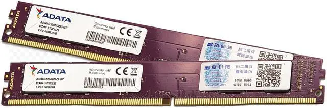 Alt view image 2 of 3 - ADATA DDR4 3200 16GB (8GB×2) UDIMM Desktop Memory Kit