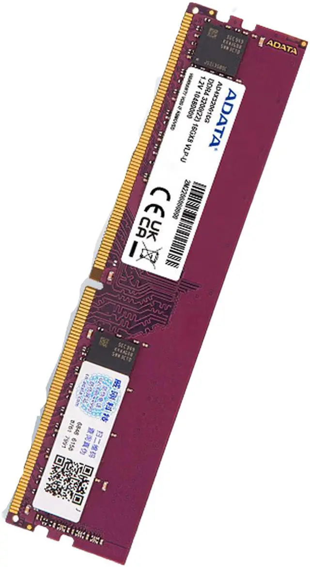 Alt view image 4 of 5 - ADATA 16GB DDR4 3200MHz UDIMM Desktop Memory, 288Pin DDR4 SDRAM Desktop (RAMWideprofile and narrowprofile versions shipped at random)