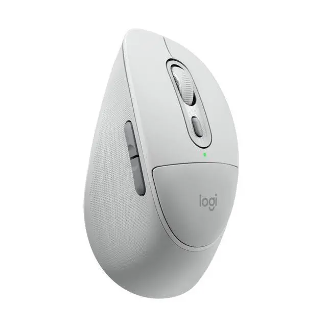 Alt view image 2 of 6 - Logitech Signature Comfort Plus M850 L Wireless Mouse, Bluetooth Mouse with Palm Cushion, Silent Clicks, PC, Mac - Optical - Wireless - Bluetooth - Off White - 4000 dpi - Scroll Wheel - 6, Off-white