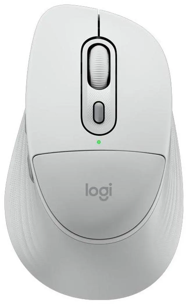 Main image of Logitech Signature Comfort Plus M850 L Wireless Mouse, Bluetooth Mouse with Palm Cushion, Silent Clicks, PC, Mac - Optical - Wireless - Bluetooth - Off White - 4000 dpi - Scroll Wheel - 6, Off-white