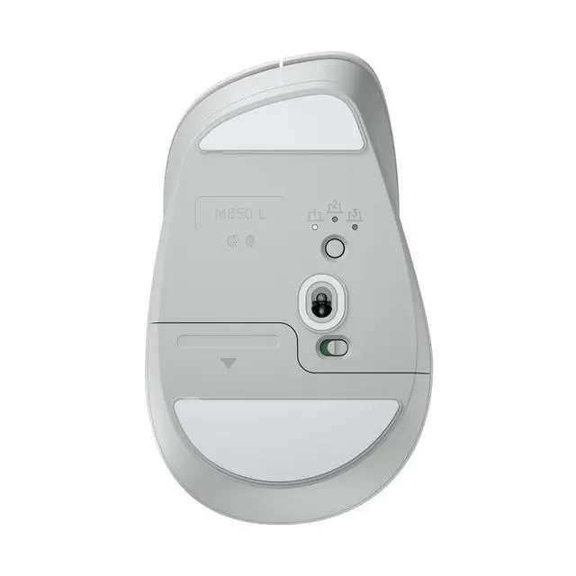 Alt view image 6 of 6 - Logitech Signature Comfort Plus M850 L Wireless Mouse, Bluetooth Mouse with Palm Cushion, Silent Clicks, PC, Mac - Optical - Wireless - Bluetooth - Off White - 4000 dpi - Scroll Wheel - 6, Off-white