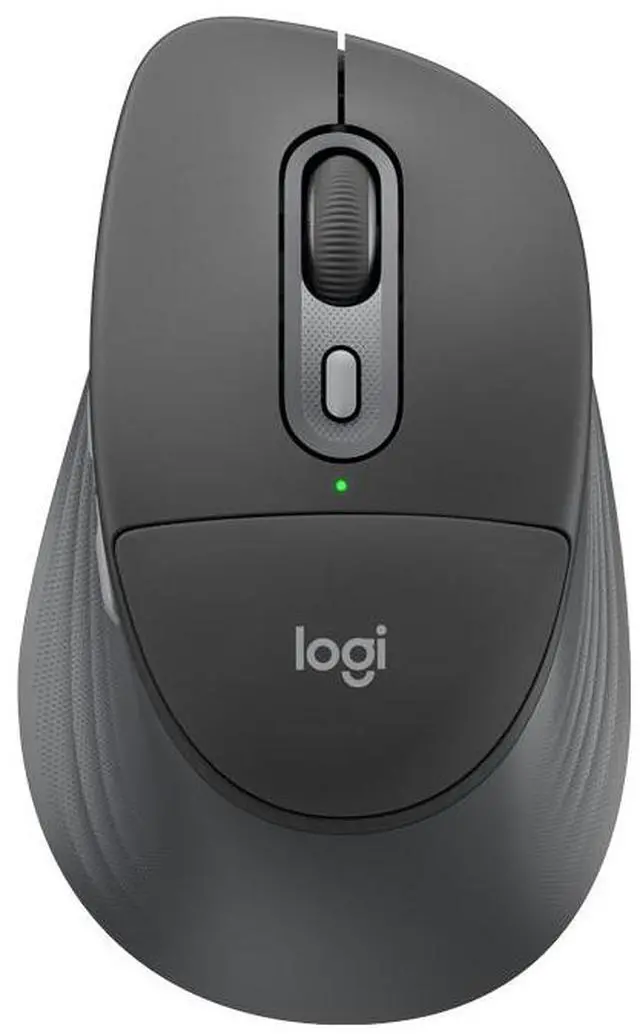 Main image of Logitech Signature Comfort Plus M850 L Wireless Mouse, Bluetooth Mouse with Palm Cushion, Silent Clicks, PC, Mac - Optical - Wireless - Bluetooth - Off White - 4000 dpi - Scroll Wheel - 6, BLACK grey