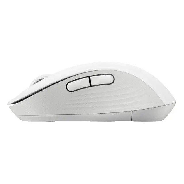 Alt view image 4 of 6 - Logitech Signature M650 L Wireless Mouse, Optical Bluetooth/Radio Frequency USB - 2000 dpi - Scroll Wheel - 5 Button(s) - 5 Programmable Button(s) - Large Hand/Palm Size - Left, white