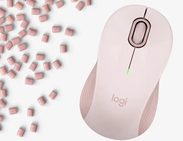 Alt view image 7 of 7 - Logitech Signature M550 Wireless Mouse, For Small to Medium Sized Hands 2-Year Battery Silent Clicks 4000dpi, pink