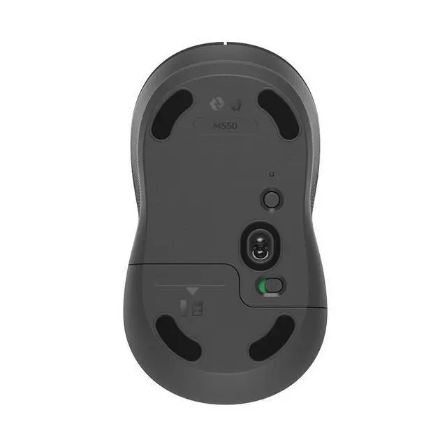 Alt view image 4 of 7 - Logitech Signature M550 L Wireless Mouse, For Small to Medium Sized Hands 2-Year Battery Silent Clicks 4000dpi, BLACK