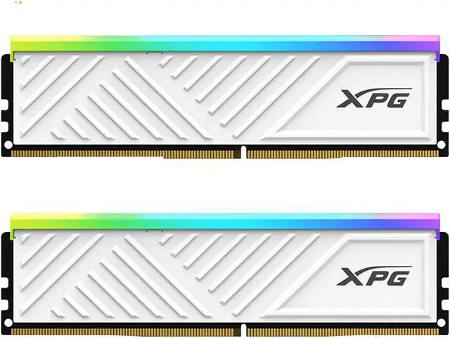 Alt view image 3 of 3 - ADATA XPG D35G 32GB (16GB×2) DDR4 White 3600MHz 288Pin UDIMM Desktop RGB Memory Module Kit.