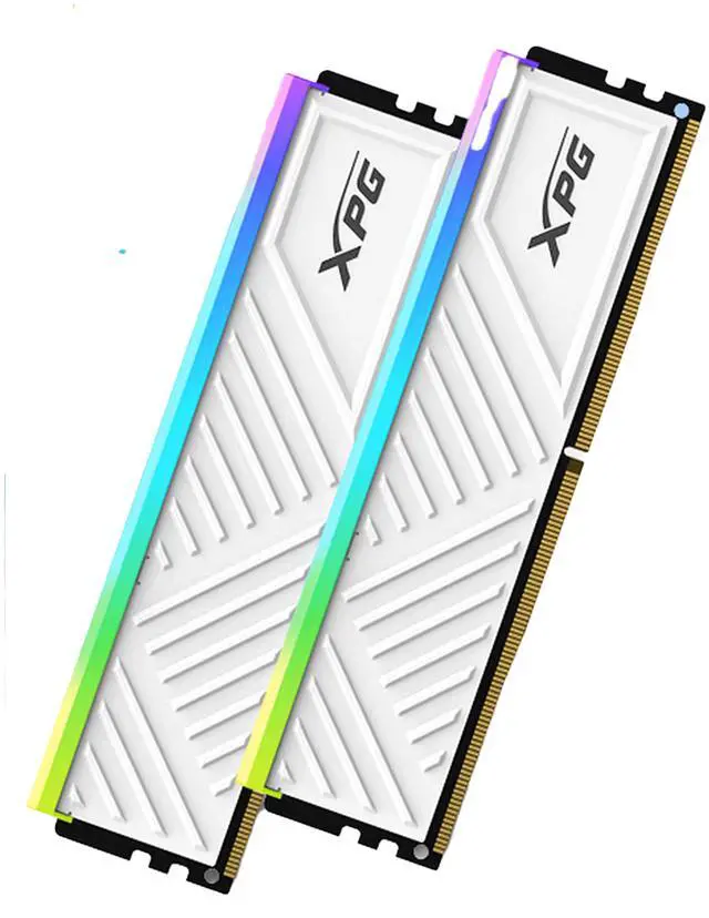 Main image of ADATA XPG D35G 32GB (16GB×2) DDR4 White 3600MHz 288Pin UDIMM Desktop RGB Memory Module Kit.