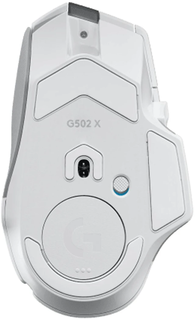 Alt view image 6 of 6 - Logitech (G) G502 X LIGHTSPEED Wireless Gaming Mouse, G502X RGB with Weighted Macro Programming, 25600DPI, 11buttons, Laptop Big Hand Mouse,for Windows® 7 or later/macOS 10.11 or later/ChromeOS, white