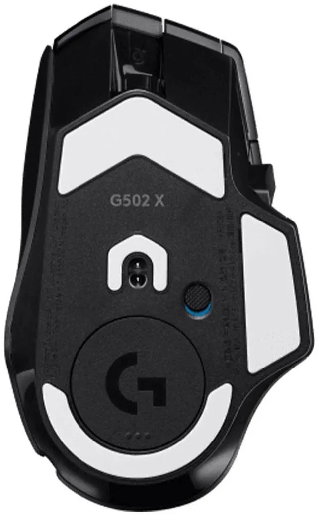 Alt view image 6 of 6 - Logitech (G) G502 X LIGHTSPEED Wireless Gaming Mouse, G502X RGB with Weighted Macro Programming, 25600DPI, 11buttons, Laptop Big Hand Mouse,for Windows® 7 or later/macOS 10.11 or later/ChromeOS, Black