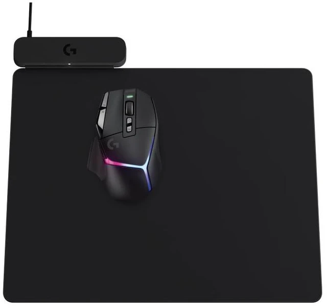 Alt view image 5 of 7 - Logitech Powerpaly 2 Wireless Rechargeable Mouse Pad, for G502 G309 G703 G903 Series gaming mouse, The Complete GPW Series gaming mouse ,Black