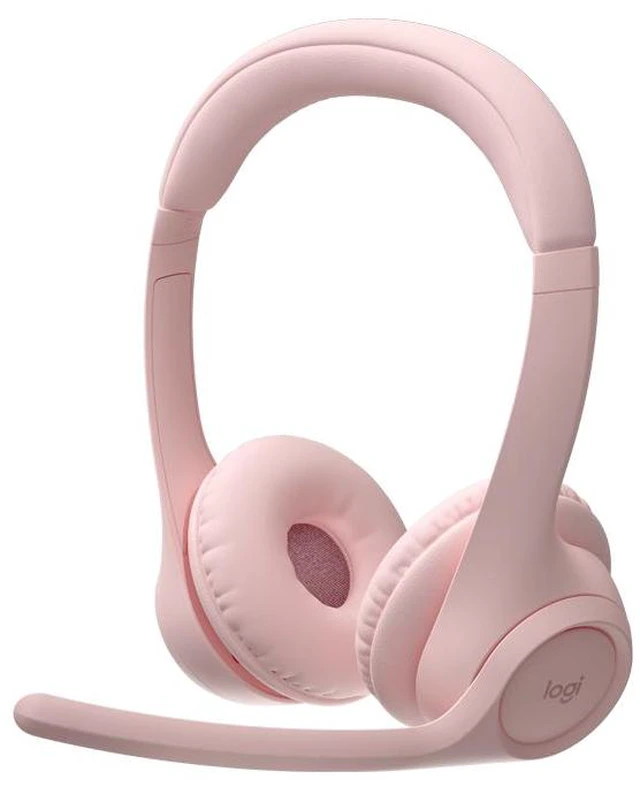 Main image of Logitech Zone 300 Wireless Bluetooth Headset, With Noise-Canceling Microphone, Compatible with Windows, Mac, Chrome, Linux, iOS, iPadOS, Android - Rose pink