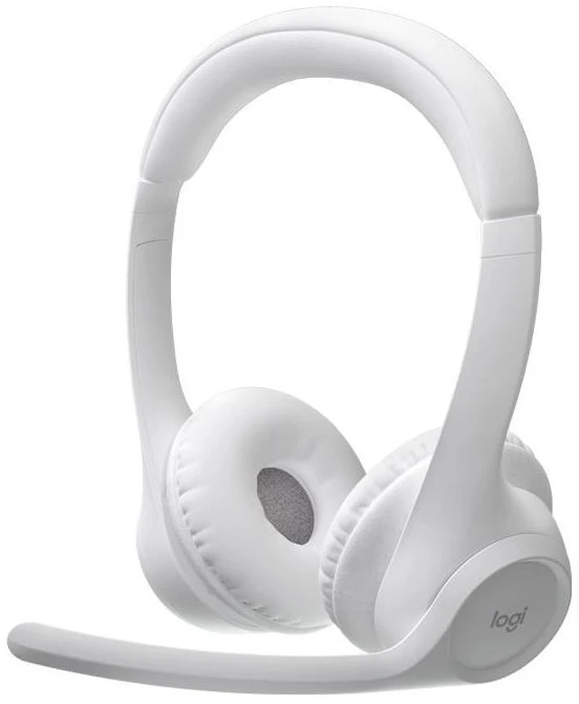 Main image of Logitech Zone 300 Wireless Bluetooth Headset, With Noise-Canceling Microphone, Compatible with Windows, Mac, Chrome, Linux, iOS, iPadOS, Android - white
