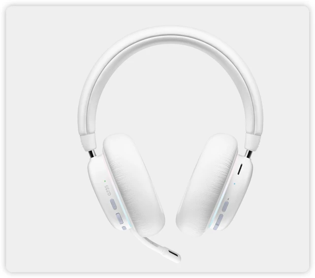 Alt view image 7 of 7 - Logitech G705 White Mist Mouse + G715 White Mist Keyboard + G735 White Mist Headset Aurora Gaming Bundle, LIGHTSYNC RGB, Dual LIGHTSPEED & Bluetooth Wireless, Ultra-Comfort All-in-One E-Sports Combo