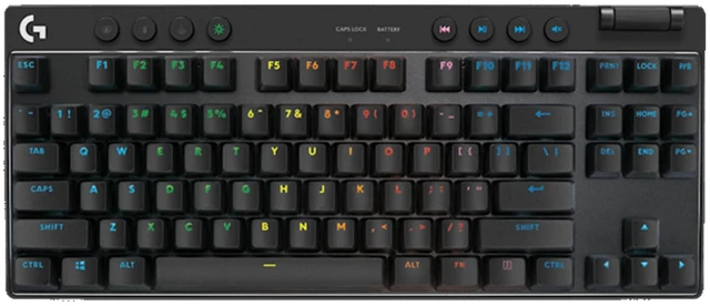 Alt view image 3 of 7 - Logitech PRO X SUPERLIGHT 2 DEX Wireless Mouse+PRO X TKL Wireless Keyboard+PRO X 2 LIGHTSPEED Headset Gaming Bundle, 60g Ultra-Light 44K DPI 8K Polling Mouse, PBT Keycaps RGB TKL Keyboard, 7.1Surround