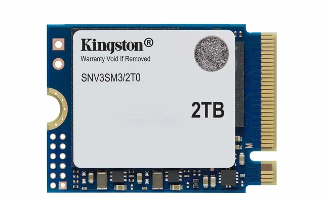 Main image of Kingston NV3 M.2 2230 2TB NVMe PCIe 4.0 x4 SSD, 3D NAND Internal Solid State Drive, SingleSided 2230 Form Factor, Up to 6000MB/s Read 5000MB/s Write, 640TBW, HighSpeed Storage Upgrade