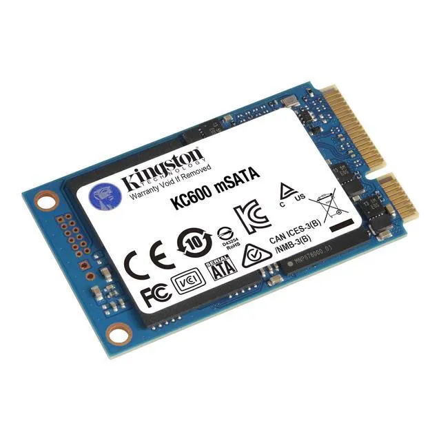 Alt view image 2 of 3 - Kingston KC600 mSATA 512GB SATA Rev 3.0 SSD, 3D TLC Internal Solid State Drive, mSATA Form Factor, Up to 550MB/s Read 520MB/s Write, 300TBW, HighSpeed Storage Upgrade, For Old Notebook Mini PC