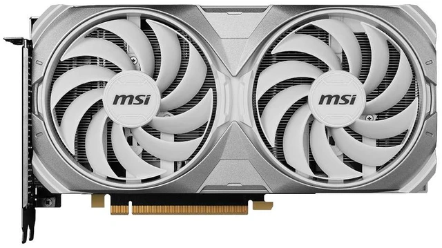 Alt view image 2 of 5 - MSI Ventus GeForce RTX 4070 12GB GDDR6X PCI Express 4.0 Graphics Card RTX 4070 VENTUS 2X WHITE 12G