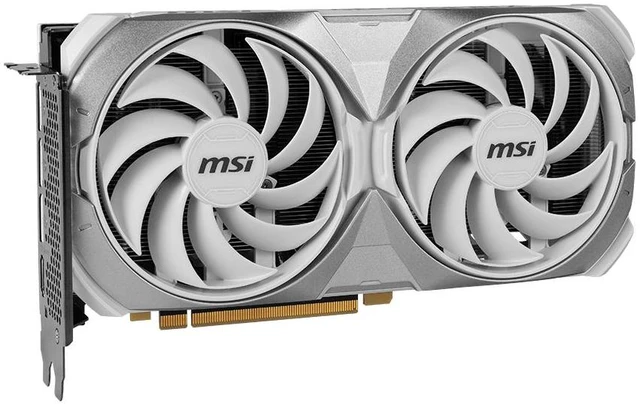 Alt view image 3 of 5 - MSI Ventus GeForce RTX 4070 12GB GDDR6X PCI Express 4.0 Graphics Card RTX 4070 VENTUS 2X WHITE 12G