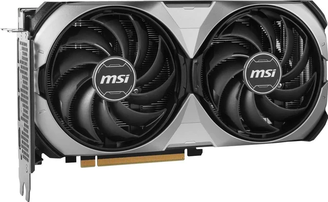 Alt view image 2 of 7 - MSI Ventus GeForce RTX 4070 12GB GDDR6X PCI Express 4.0 Graphics Card RTX 4070 VENTUS 2X E 12G