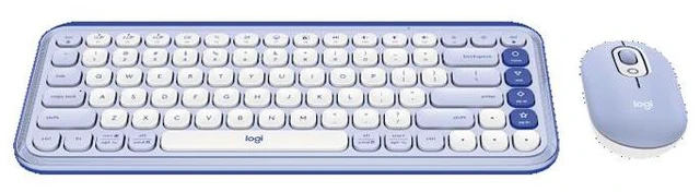 Alt view image 2 of 7 - Logitech POP ICON COMBO Bluetooth Keyboard and Mouse, Compact TKL Bluetooth Keyboard and Mouse Bundle with Programmable Quiet Keys and Buttons - purple