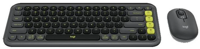Alt view image 4 of 7 - Logitech POP ICON COMBO Bluetooth Keyboard and Mouse, Compact TKL Bluetooth Keyboard and Mouse Bundle with Programmable Quiet Keys and Buttons -black