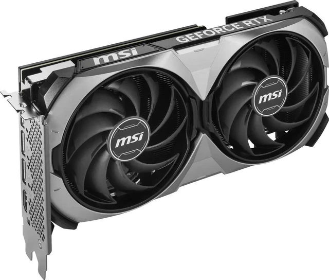Alt view image 4 of 7 - MSI Ventus GeForce RTX 4070 12GB GDDR6 PCI Express 4.0 ATX Graphics Card RTX 4070 VENTUS 2X E1 12G
