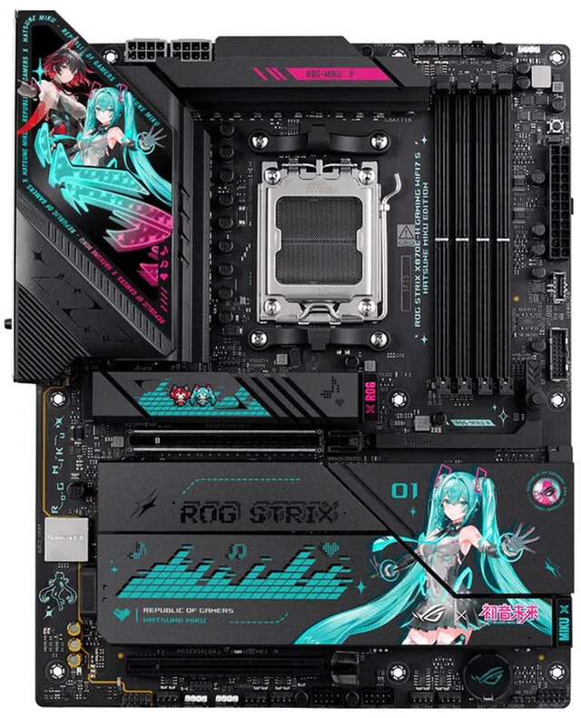 ASUS ROG STRIX X870E-H GAMING WIFI7 S HATSUNE MIKU EDITION AMD