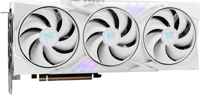 Alt view image 3 of 6 - MSI Gaming GeForce RTX 5060 8GB GDDR7 PCI Express 5.0 x 16 (use x8) Graphics Card RTX 5060 8G GAMING TRIO WHITE