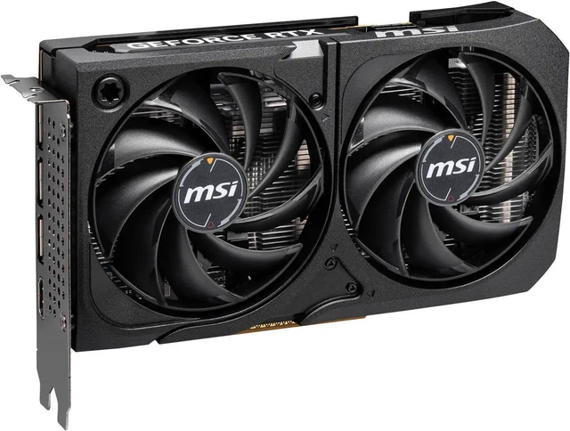 Alt view image 4 of 6 - MSI SHADOW GeForce RTX 5060 8GB GDDR7 PCI Express 5.0 x 16 (use x8) Graphics Card RTX 5060 8G SHADOW 2X