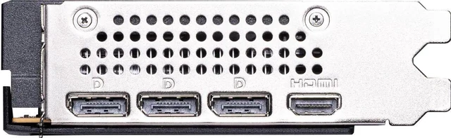 Alt view image 6 of 6 - MSI SHADOW GeForce RTX 5060 8GB GDDR7 PCI Express 5.0 x 16 (use x8) Graphics Card RTX 5060 8G SHADOW 2X