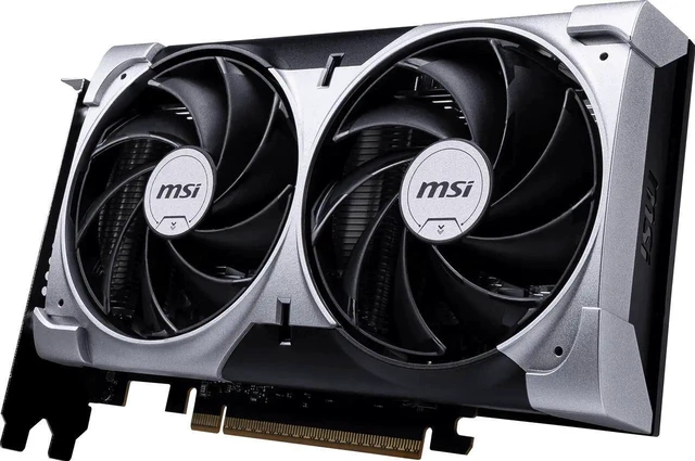 Alt view image 3 of 6 - MSI Ventus GeForce RTX 5060 8GB GDDR7 PCI Express 5.0 x 16 (use x8) Graphics Card RTX 5060 8G VENTUS 2X