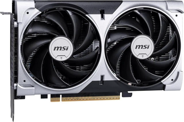 Alt view image 4 of 6 - MSI Ventus GeForce RTX 5060 8GB GDDR7 PCI Express 5.0 x 16 (use x8) Graphics Card RTX 5060 8G VENTUS 2X