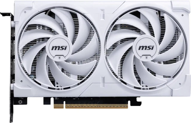 Main image of MSI Ventus GeForce RTX 5060 8GB GDDR7 PCI Express 5.0 x 16 (use x8) Graphics Card RTX 5060 8G VENTUS 2X WHITE
