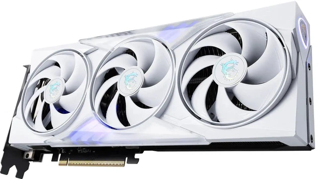 Alt view image 3 of 7 - MSI Gaming GeForce RTX 5060 Ti 16GB GDDR7 PCI Express 5.0 x 16 (use x8) ATX Graphics Card RTX 5060 Ti 16G GAMING TRIO WHITE
