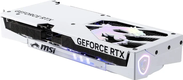 Alt view image 7 of 7 - MSI Gaming GeForce RTX 5060 Ti 16GB GDDR7 PCI Express 5.0 x 16 (use x8) ATX Graphics Card RTX 5060 Ti 16G GAMING TRIO WHITE