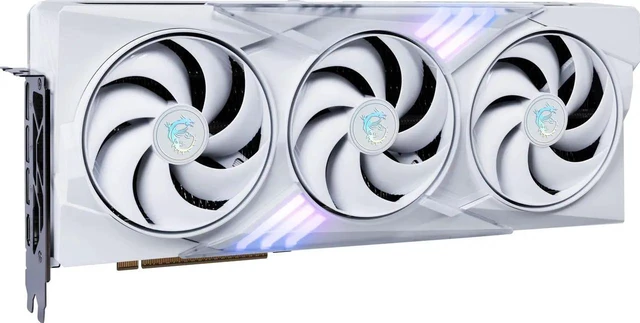 Alt view image 2 of 6 - MSI Gaming GeForce RTX 5070 12GB GDDR7 PCI Express 5.0 ATX Graphics Card RTX 5070 12G GAMING TRIO WHITE