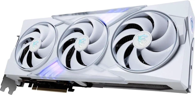 Alt view image 2 of 6 - MSI Gaming GeForce RTX 5070 Ti 16GB GDDR7 PCI Express 5.0 ATX Graphics Card RTX 5070 Ti 16G GAMING TRIO WHITE