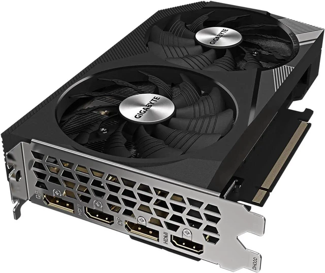 Alt view image 5 of 6 - GIGABYTE WINDFORCE GeForce RTX 3060 12GB GDDR6 PCI Express 4.0 x16 ATX Graphics Card GV-N3060WF2-12GD REV2.0