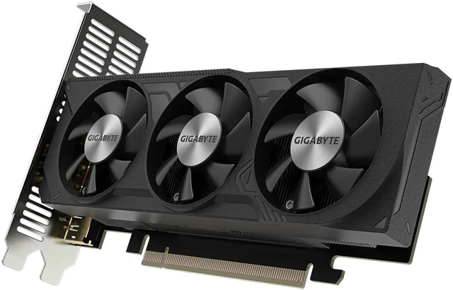 Alt view image 2 of 6 - GIGABYTE GeForce RTX 4060 Low Profile 8G Graphics Card, 3x WINDFORCE Fans, 8GB 128-bit GDDR6, GV-N4060-8GL Graphics Card