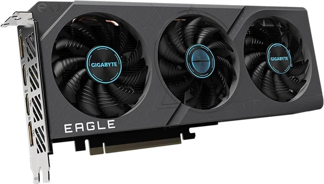 Alt view image 2 of 7 - GIGABYTE GeForce RTX 4060 EAGLE 8G Graphics Card, 3x WINDFORCE Fans, 8GB 128-bit GDDR6, GV-N4060EAGLE-8GD Graphics Card