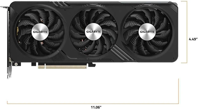 Alt view image 5 of 7 - GIGABYTE GeForce RTX 4060 GAMING 8G Graphics Card, 3x WINDFORCE Fans, 8GB 128-bit GDDR6, GV-N4060GAMING-8GD Graphics Card