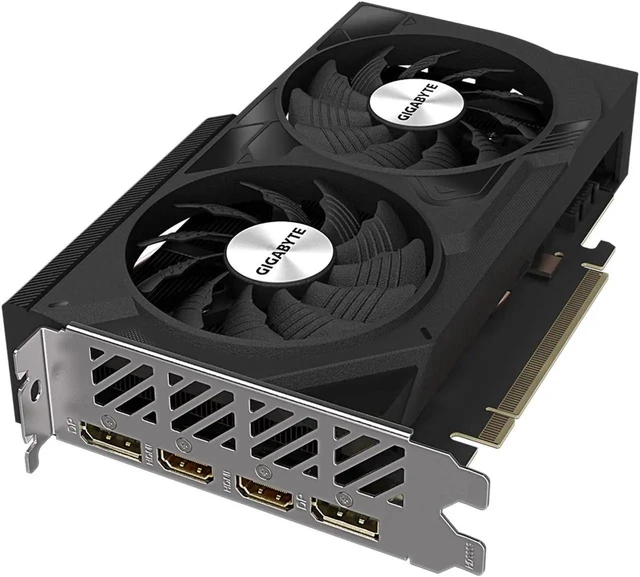 Alt view image 3 of 7 - GIGABYTE GeForce RTX 4060 WINDFORCE 8G Graphics Card, 2x WINDFORCE Fans, 8GB 128-bit GDDR6, GV-N4060WF2-8GD Video Card