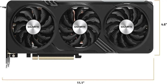 Alt view image 5 of 7 - GIGABYTE GeForce RTX 4060 Ti GAMING 8G Graphics Card, 3x WINDFORCE Fans, 8GB 128-bit GDDR6, GV-N406TGAMING-8GD Video Card