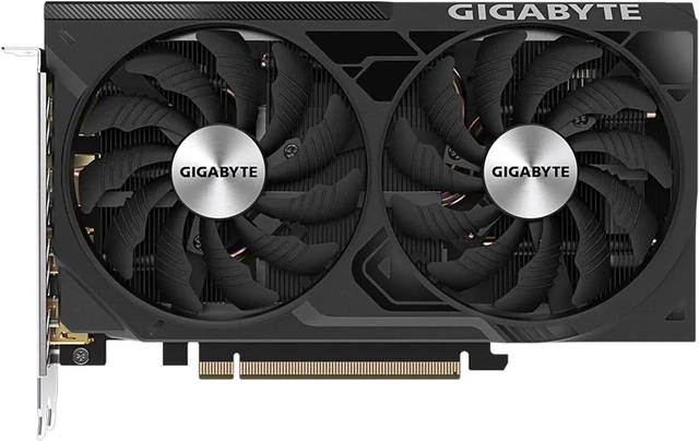 Main image of GIGABYTE GeForce RTX 4060 Ti WINDFORCE 8G Graphics Card, 2x WINDFORCE Fans, 8GB 128-bit GDDR6, GV-N406TWF2-8GD Video Card