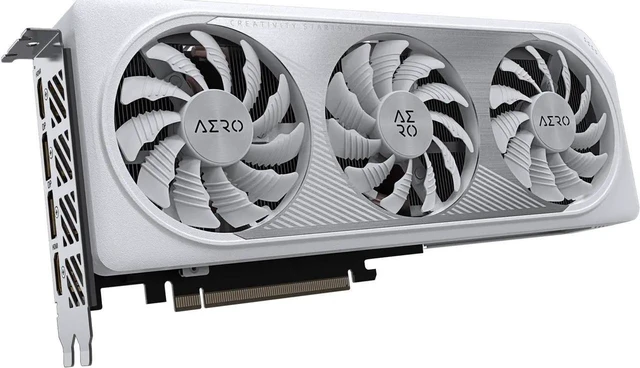 Alt view image 2 of 7 - GIGABYTE GeForce RTX 4060 Ti AERO 16G Graphics Card, 3x WINDFORCE Fans, 16GB 128-bit GDDR6, GV-N406TAERO-16GD Video Card