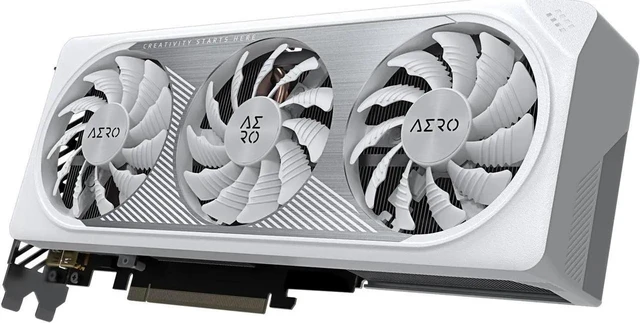 Alt view image 3 of 7 - GIGABYTE GeForce RTX 4060 Ti AERO 16G Graphics Card, 3x WINDFORCE Fans, 16GB 128-bit GDDR6, GV-N406TAERO-16GD Video Card