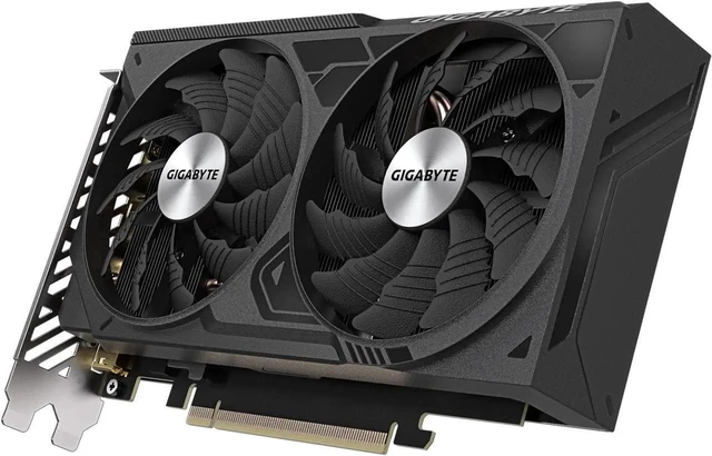Alt view image 3 of 7 - GIGABYTE GeForce RTX 4060 Ti WINDFORCE 16G Graphics Card, 2x WINDFORCE Fans, 16GB 128-bit GDDR6, GV-N406TWF2-16G Video Card