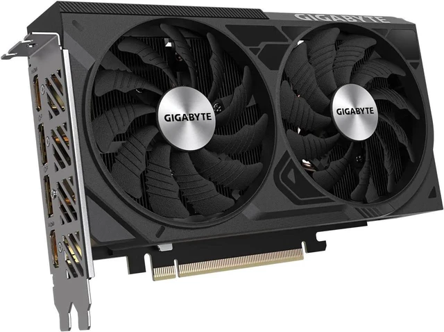 Alt view image 2 of 7 - GIGABYTE GeForce RTX 4060 Ti WINDFORCE 16G Graphics Card, 2x WINDFORCE Fans, 16GB 128-bit GDDR6, GV-N406TWF2-16G Video Card