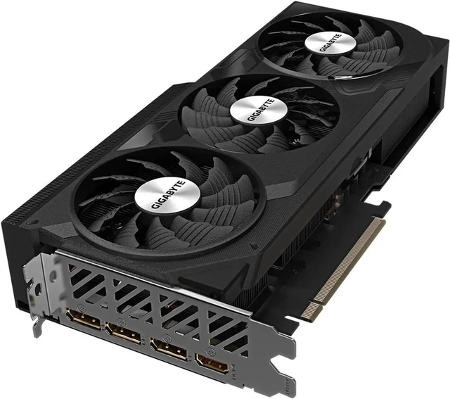 Alt view image 4 of 7 - GIGABYTE WINDFORCE GeForce RTX 4070 12GB GDDR6X PCI Express 4.0 x16 ATX Graphics Card GV-N4070WF3-12GD